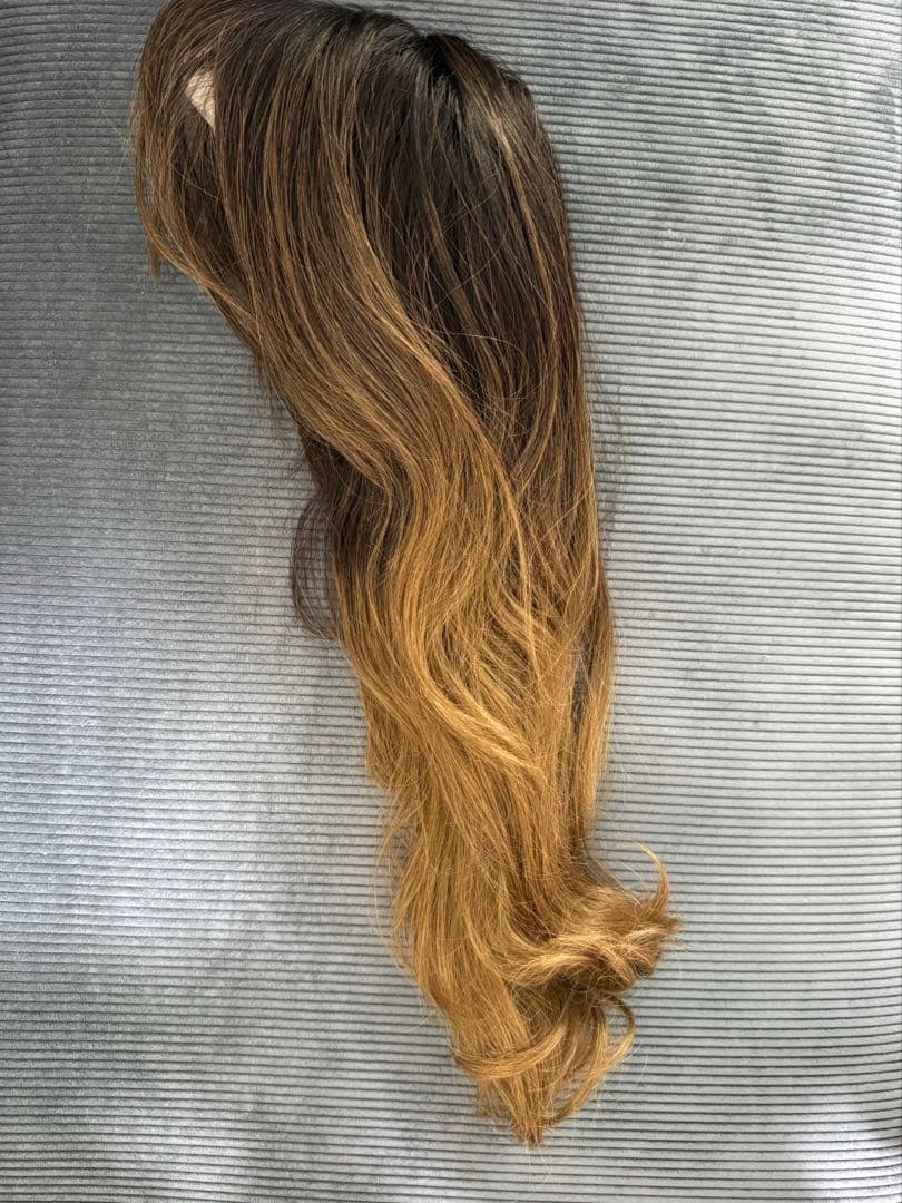 PINKAGE ピンクエイジ　オンブレグレース ロングウェーブ（モースト原糸）