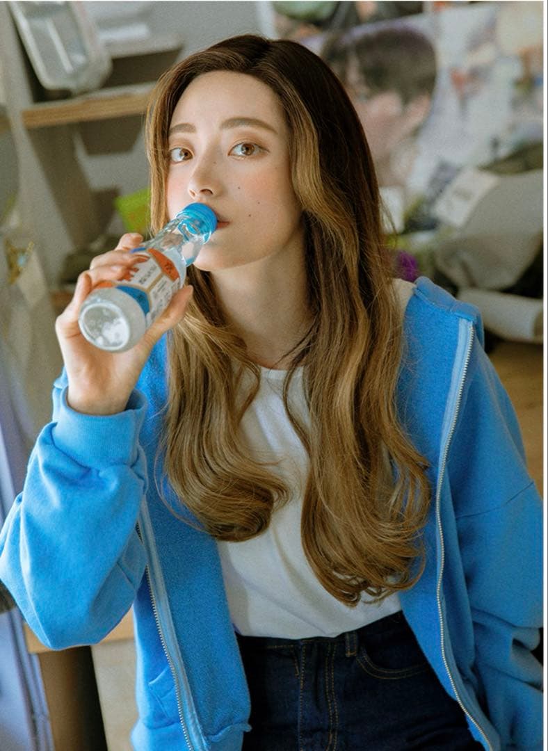 PINKAGE ピンクエイジ　オンブレグレース ロングウェーブ（モースト原糸）