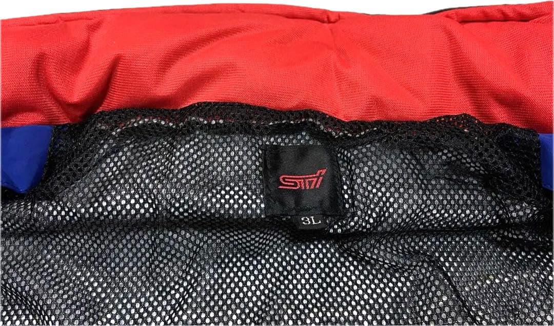 美品 SUBARU STI スバル ソフトシェル チームジャケット3L 心 刺繍