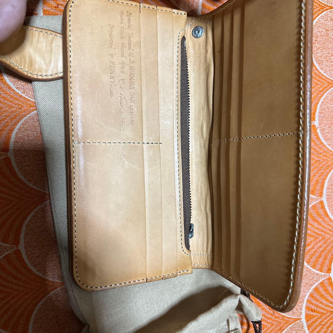 FUNNY カウボーイ　カービング　ウォレット　長財布　特注品　ライダース