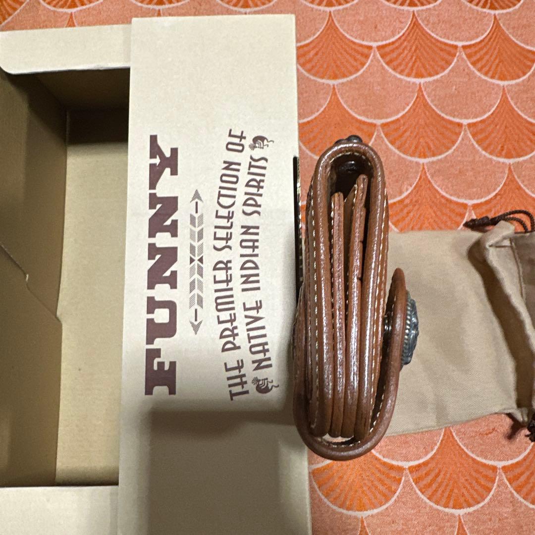 FUNNY カウボーイ　カービング　ウォレット　長財布　特注品　ライダース