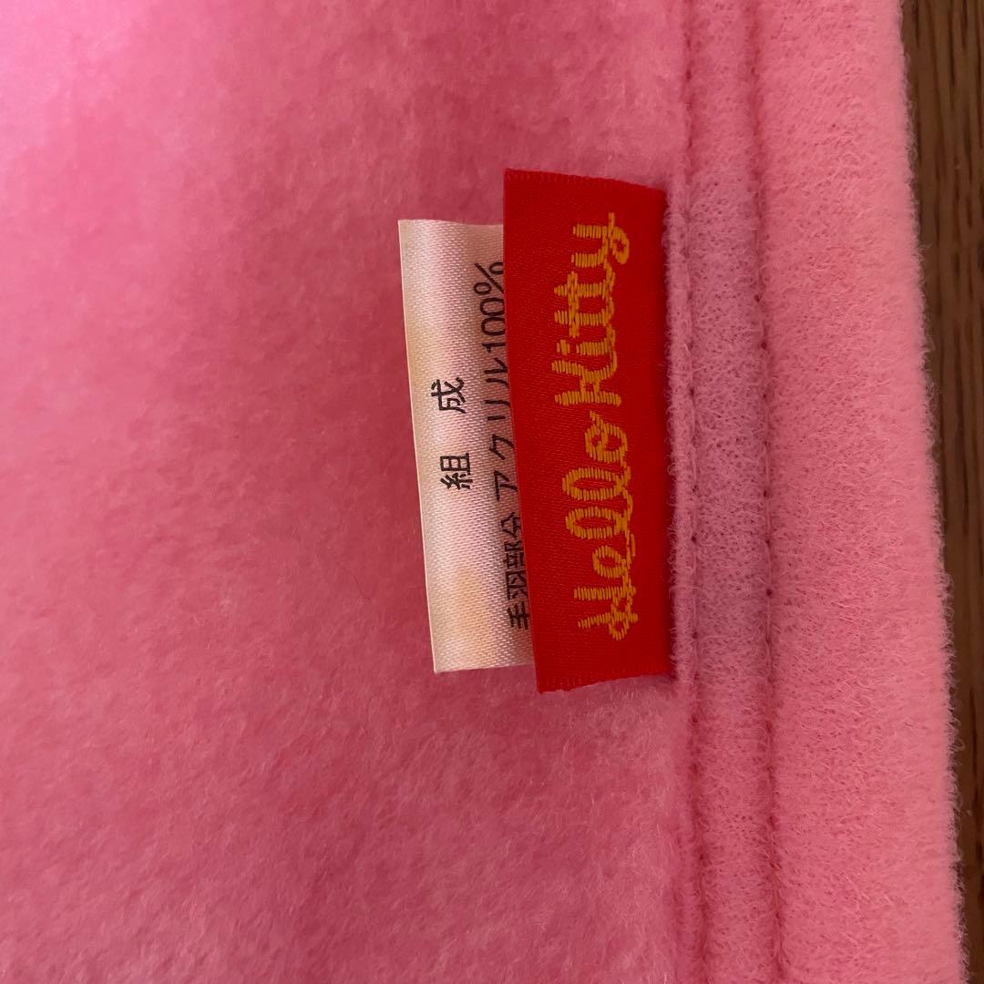 ハローキティ ブランケット 毛布 レトロ 1998 お花 カオハナ 分厚 ピンク