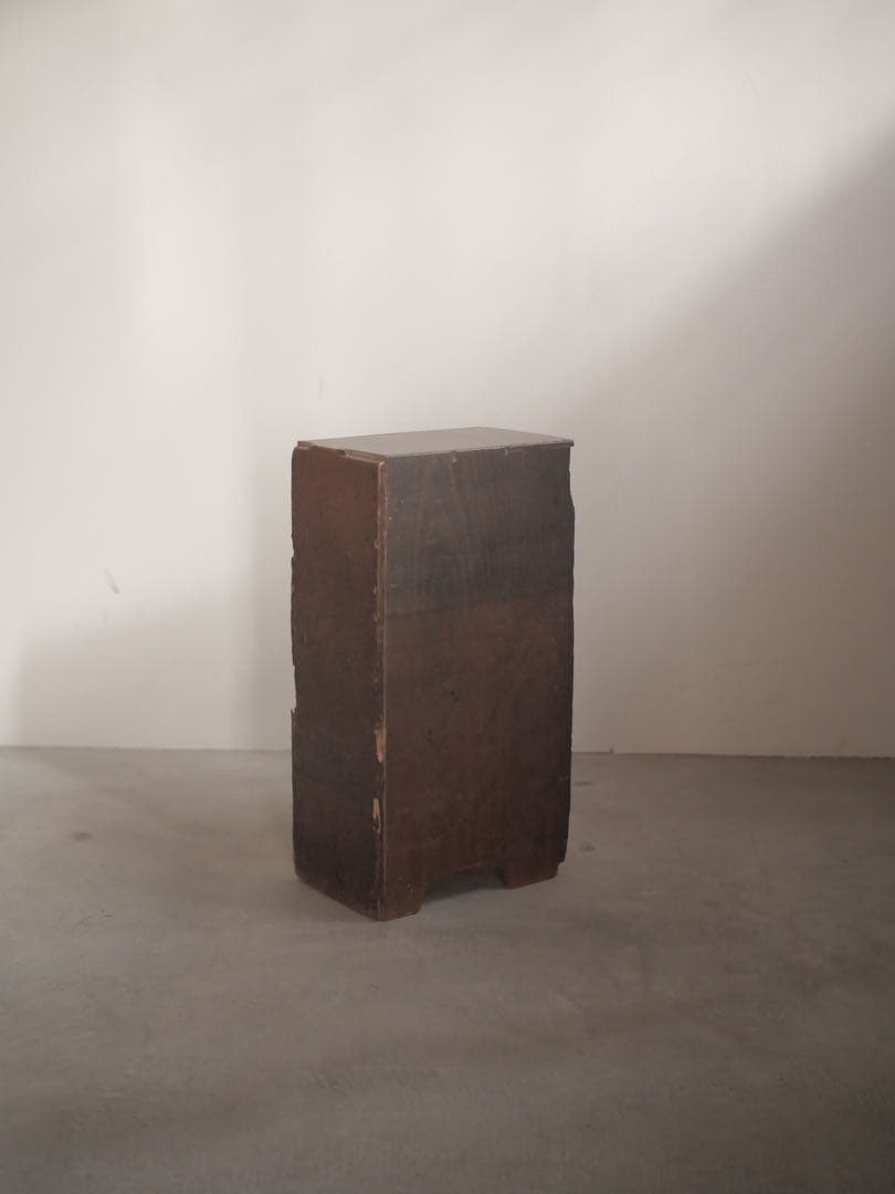 飾り棚　小抽斗　棚　木箱　古家具　古道具　アンティーク　昭和レトロ