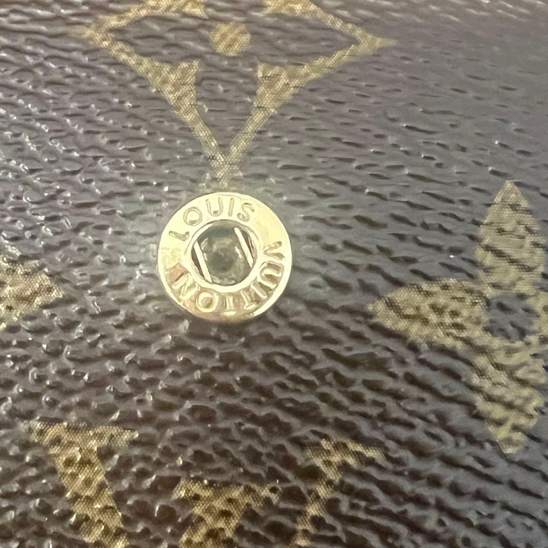 ◆Louis Vuitton ルイヴィトン 二つ折り財布 モノグラム ネーム入◆