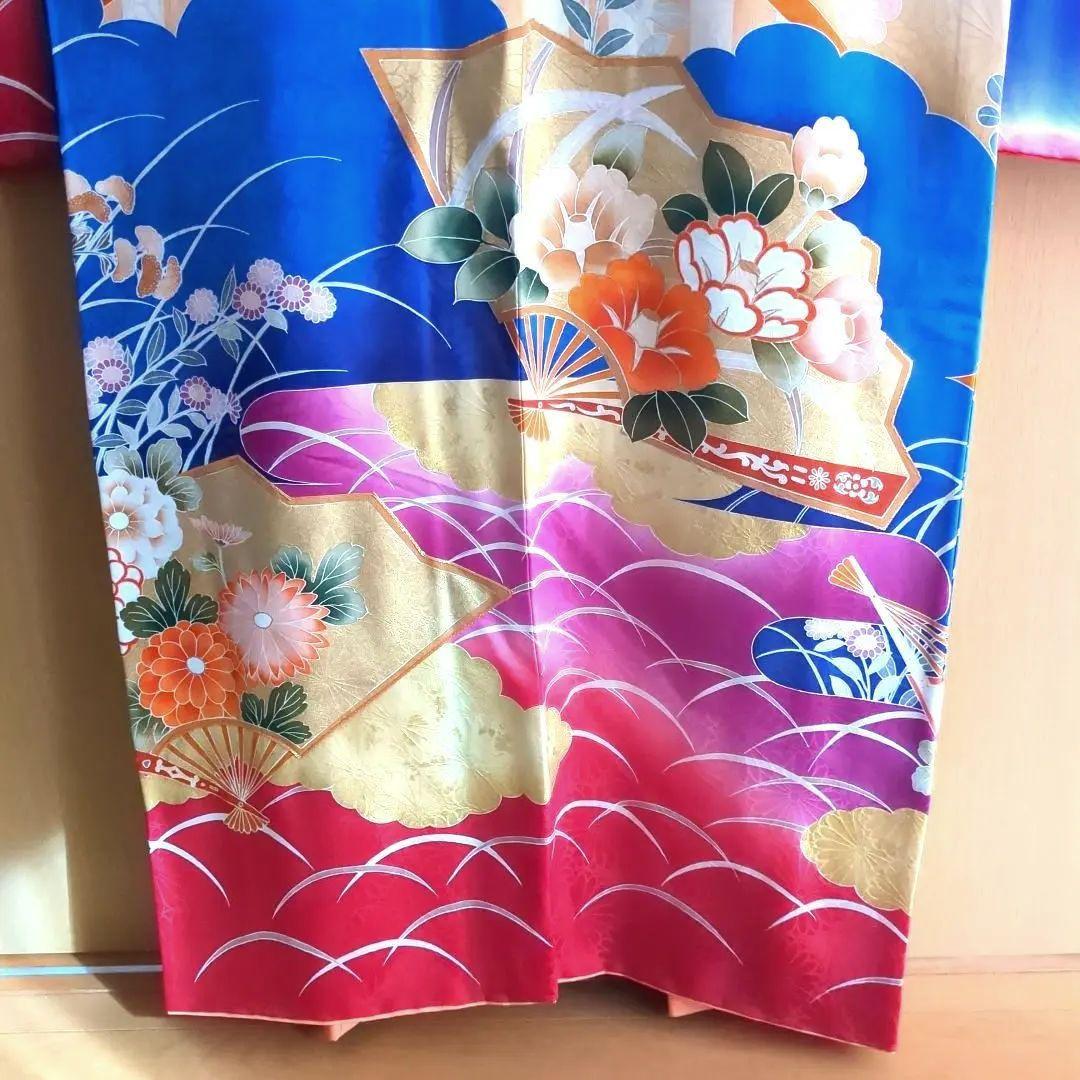 着物　振袖　和装　金箔　成人式　結婚式　晴れ着