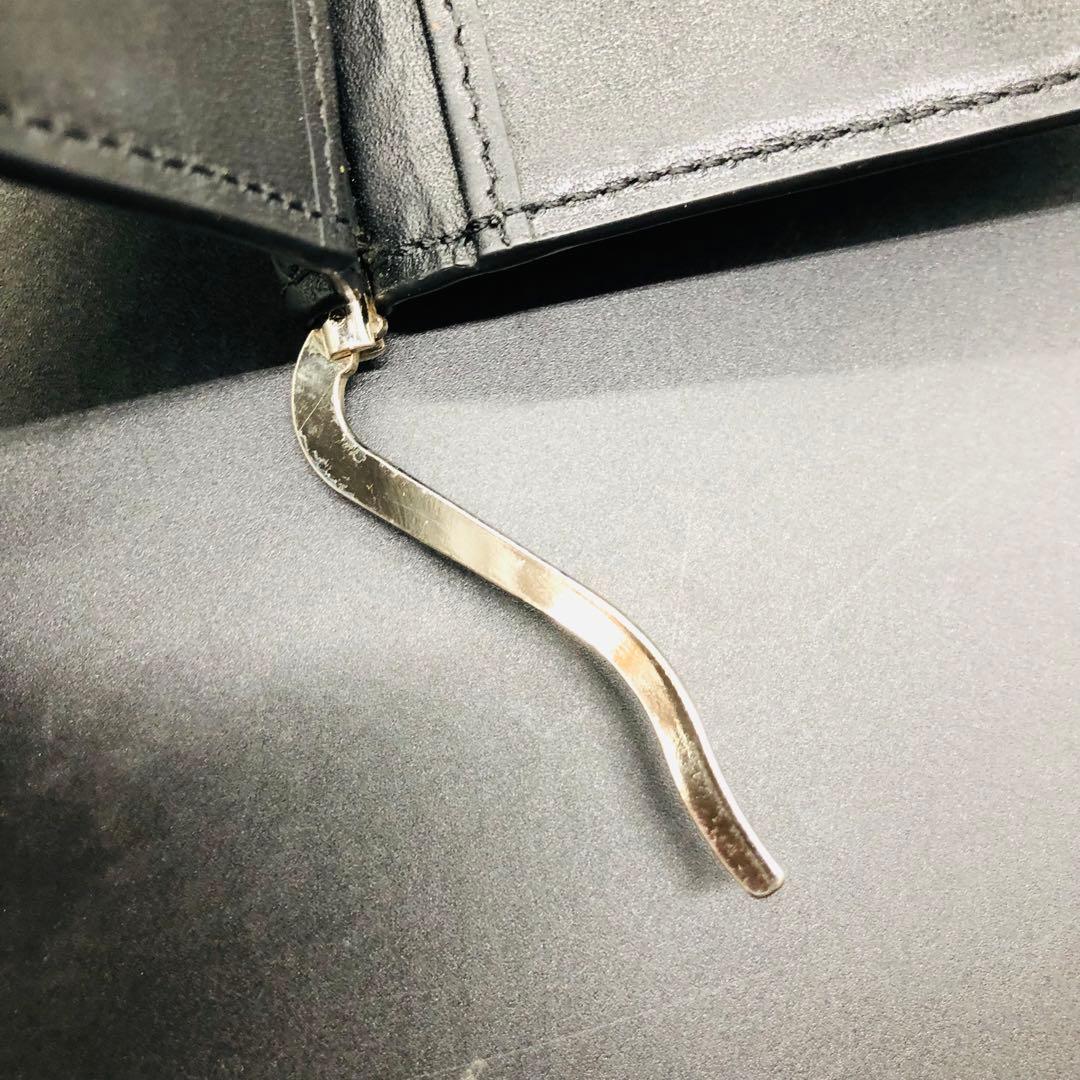 ボッテガヴェネタ マネークリップ イントレチャート ブラック