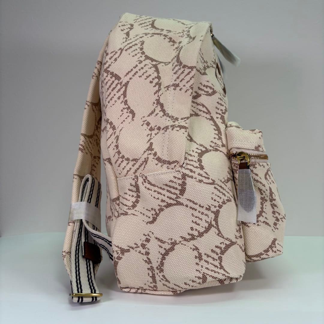 【COACH】 タグ有り カーゴ バックパック アイボリー デニム