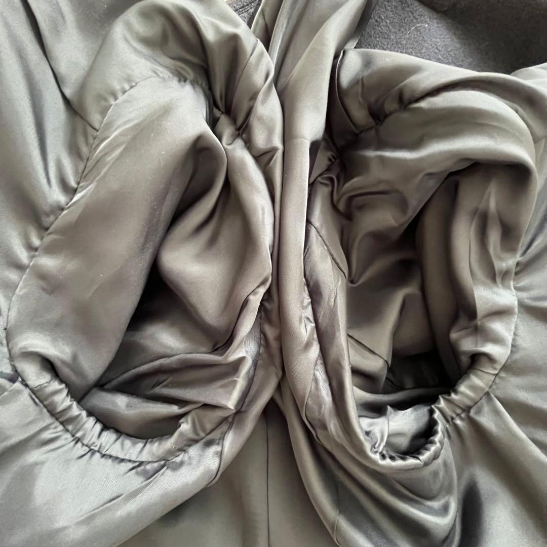 【未使用】ユニクロ　カシミヤ　ウール　チェスターコート　ネイビー　L ロング