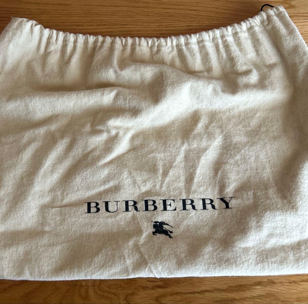 Burberry チェック柄 ミニボストンバッグ　袋付き