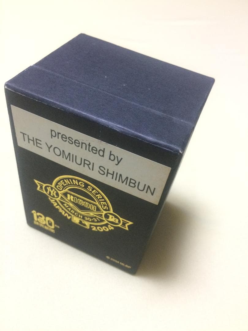 #55 松井秀喜氏自筆サイン入り、’04MLB東京ドーム開幕戦・観戦記念腕時計。
