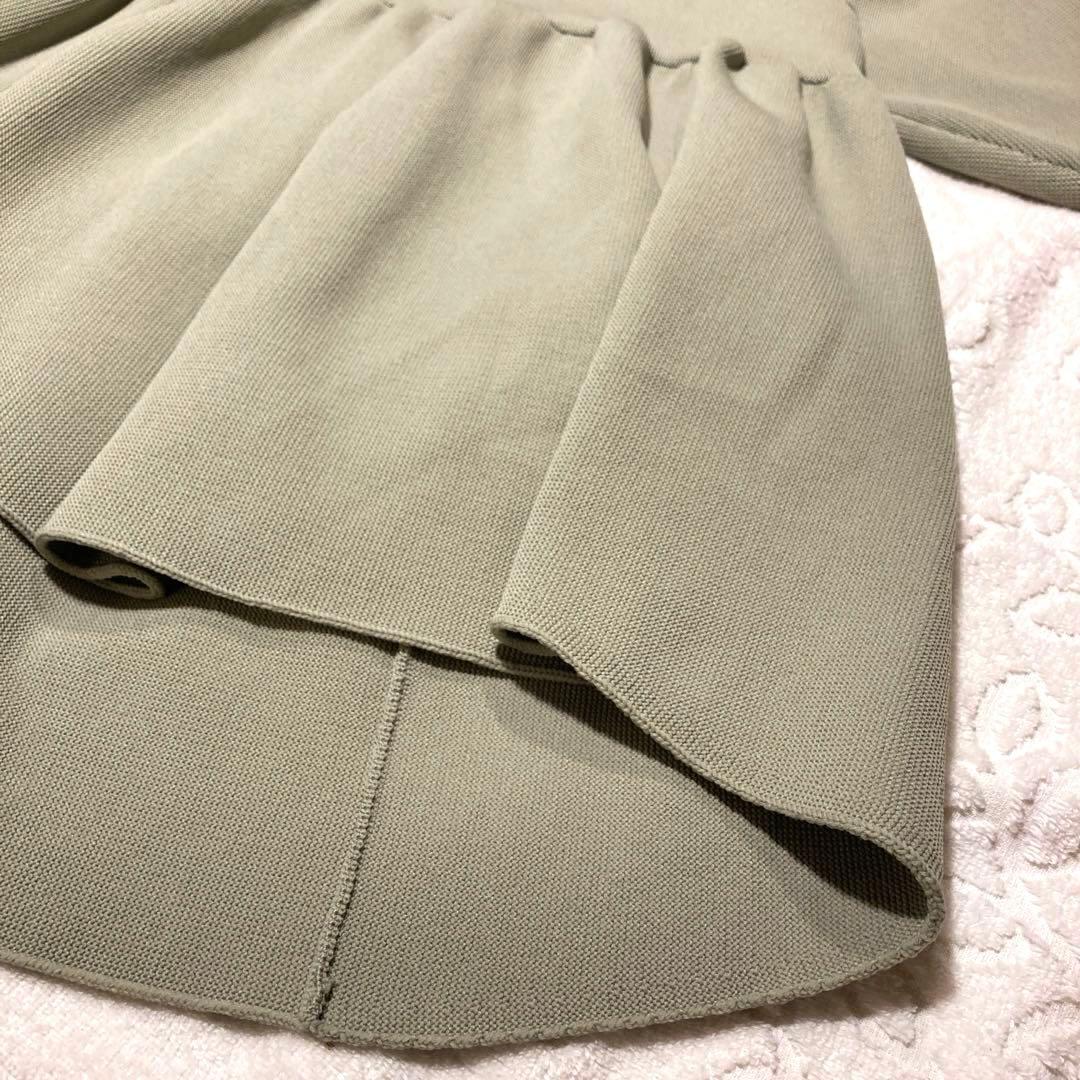 京都限定カラー　CLANE BALLOON SLEEVE GATHER KNIT