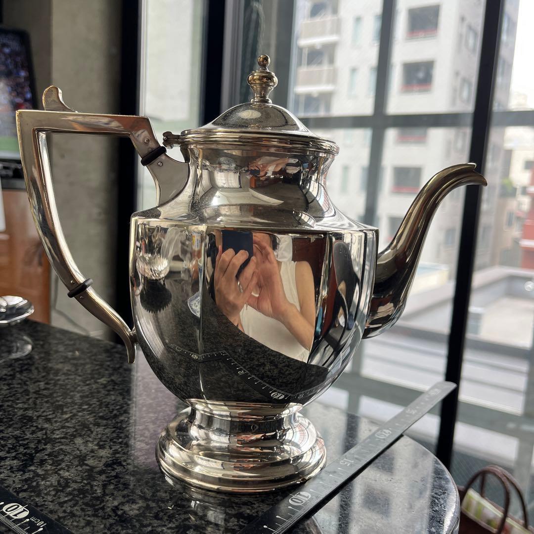 純銀　ティーポット