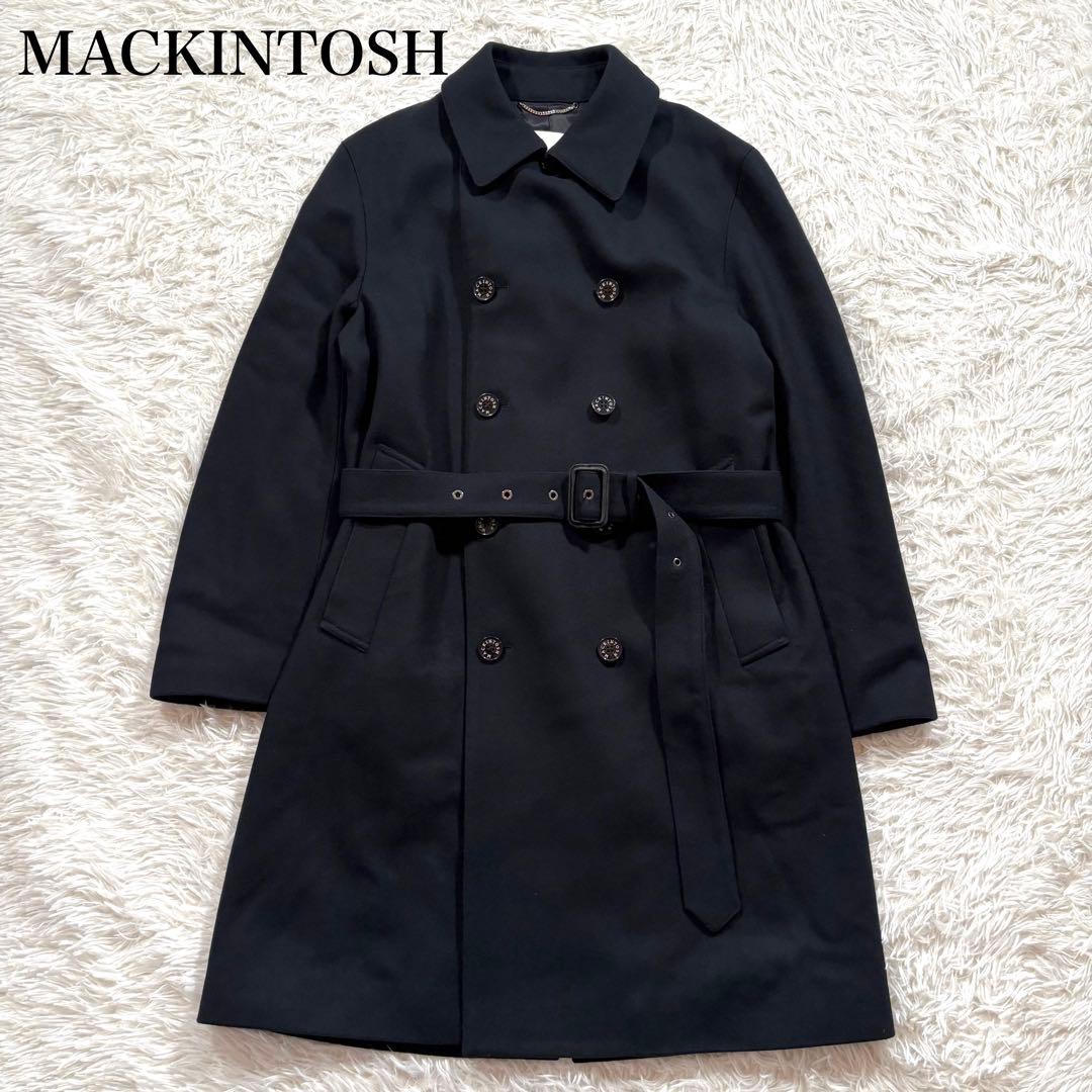 美品✨マッキントッシュ　ダンケルド　トレンチ　ウール　コート　ダブル　38