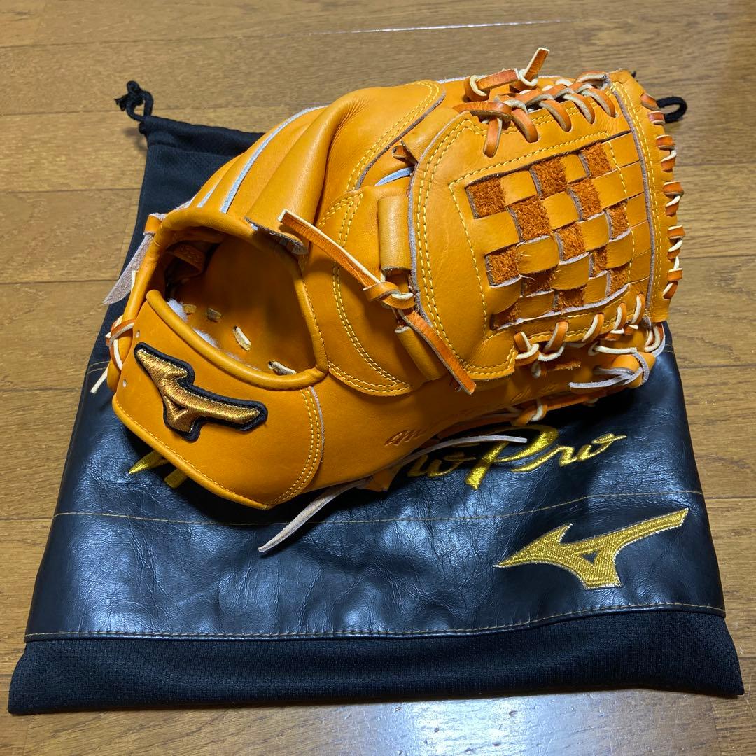 ミズノプロ 軟式グローブ 収納袋付き