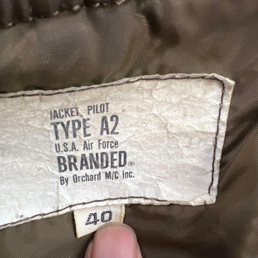 足*袋様 TYPE A2 フライトジャケット 焦茶　 40