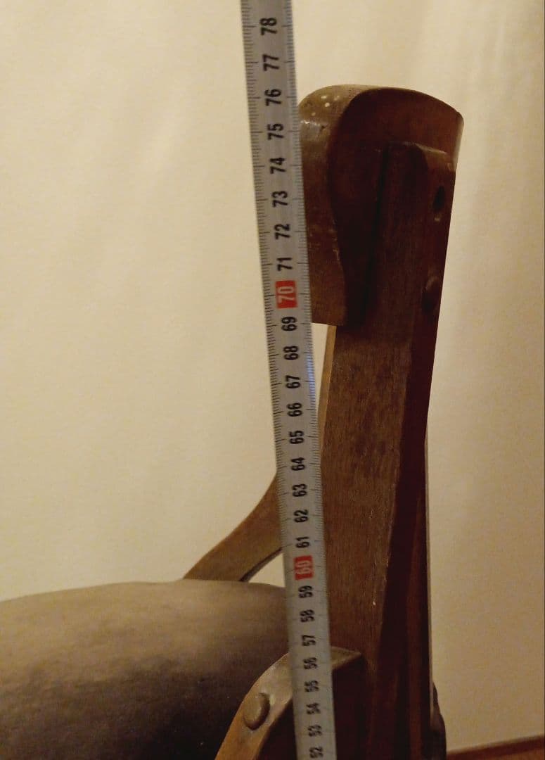 和製アンティーク 回転椅子 ナラ材 大正ロマン チェア イス レトロ ①