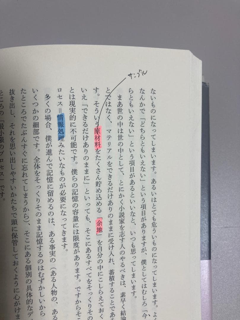 【サイン本】村上春樹 〈注意!!本文に書き込み有〉 職業としての小説家