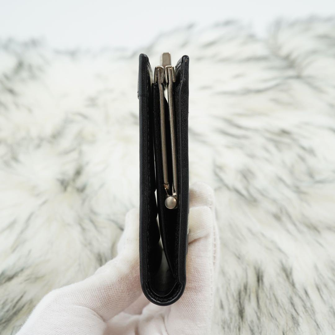 ほぼ未使用品　BURBERRY LONDON 折り財布　ノバチェック　がま口財布