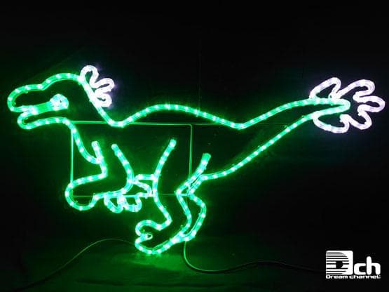 ガリミムス 恐竜 イルミネーション モチーフ ライト 屋外使用可能