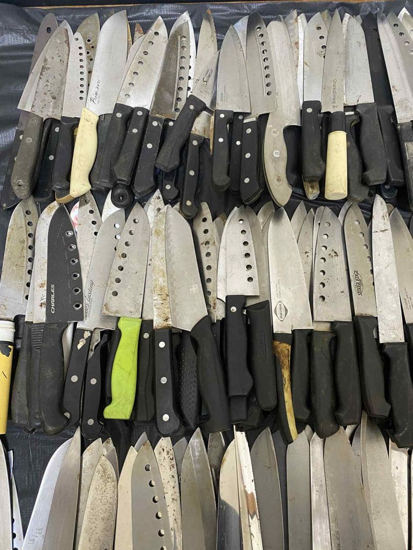 包丁いろいろ 300本大量まとめ売り 和包丁/ステンレス/果物ナイフ ジャンク品