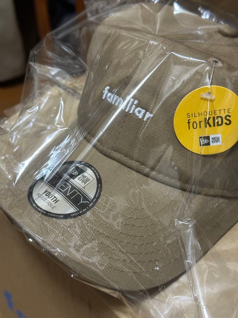 【新品未使用品】NEW ERA × familiar キッズ用　ベージュ