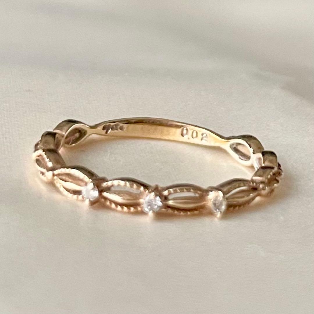 agete K10 ドレスリング