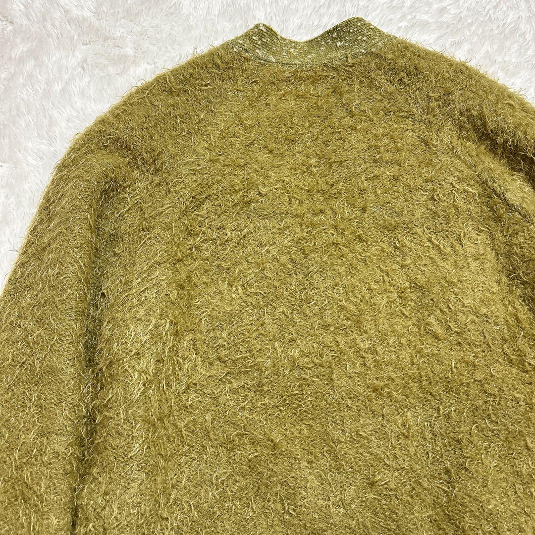 crepuscule シャギーカーディガン 厚手 ラメ入り　rroomm別注