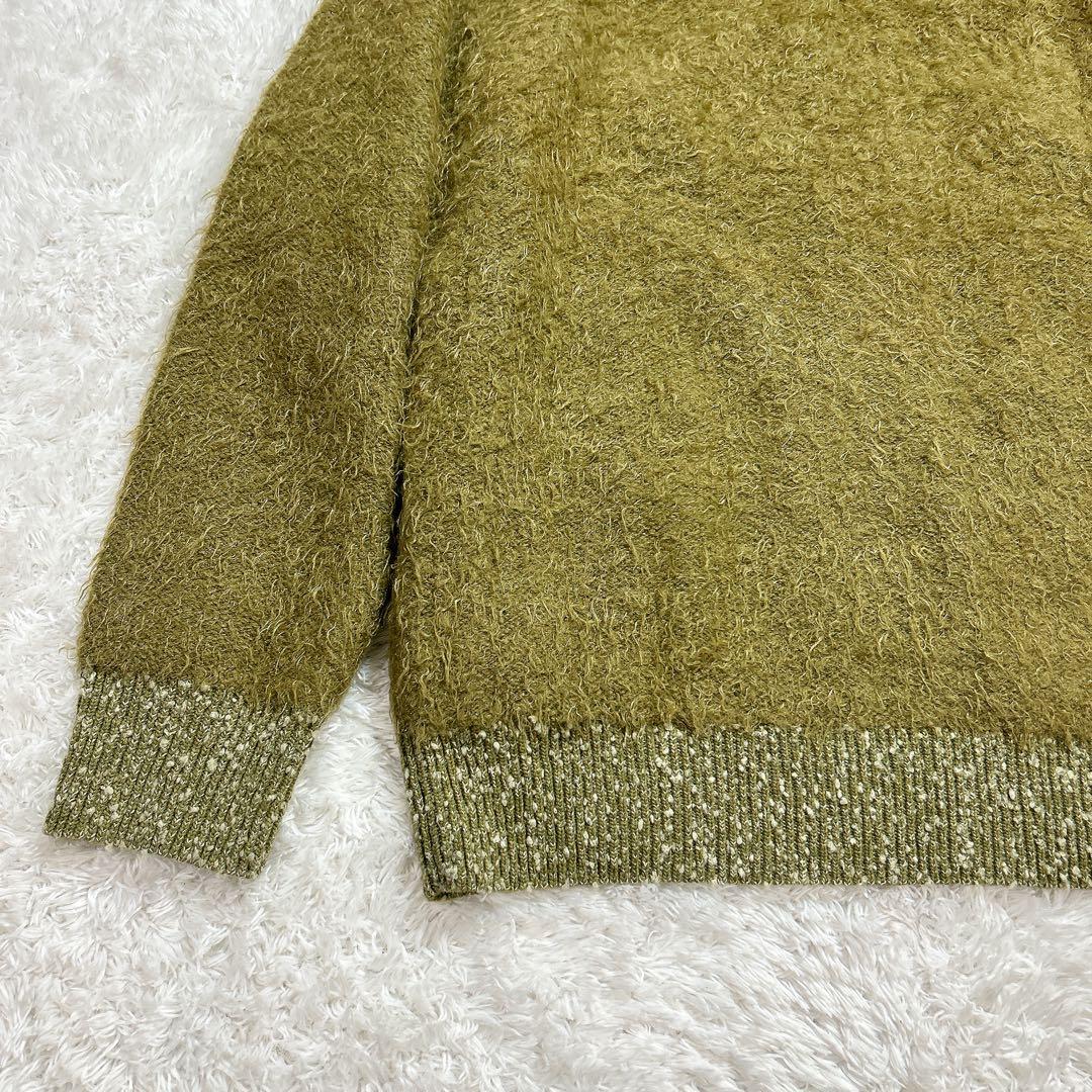 crepuscule シャギーカーディガン 厚手 ラメ入り　rroomm別注