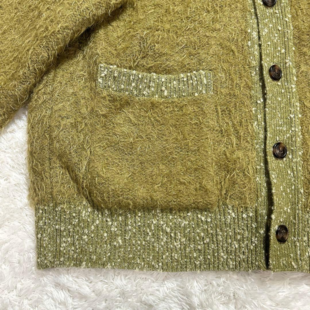 crepuscule シャギーカーディガン 厚手 ラメ入り　rroomm別注