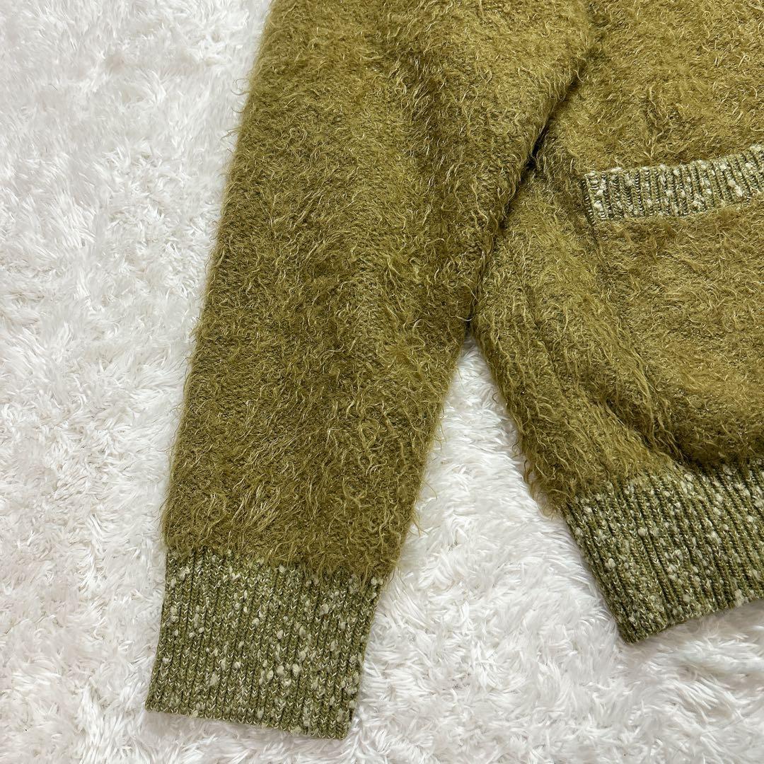 crepuscule シャギーカーディガン 厚手 ラメ入り　rroomm別注