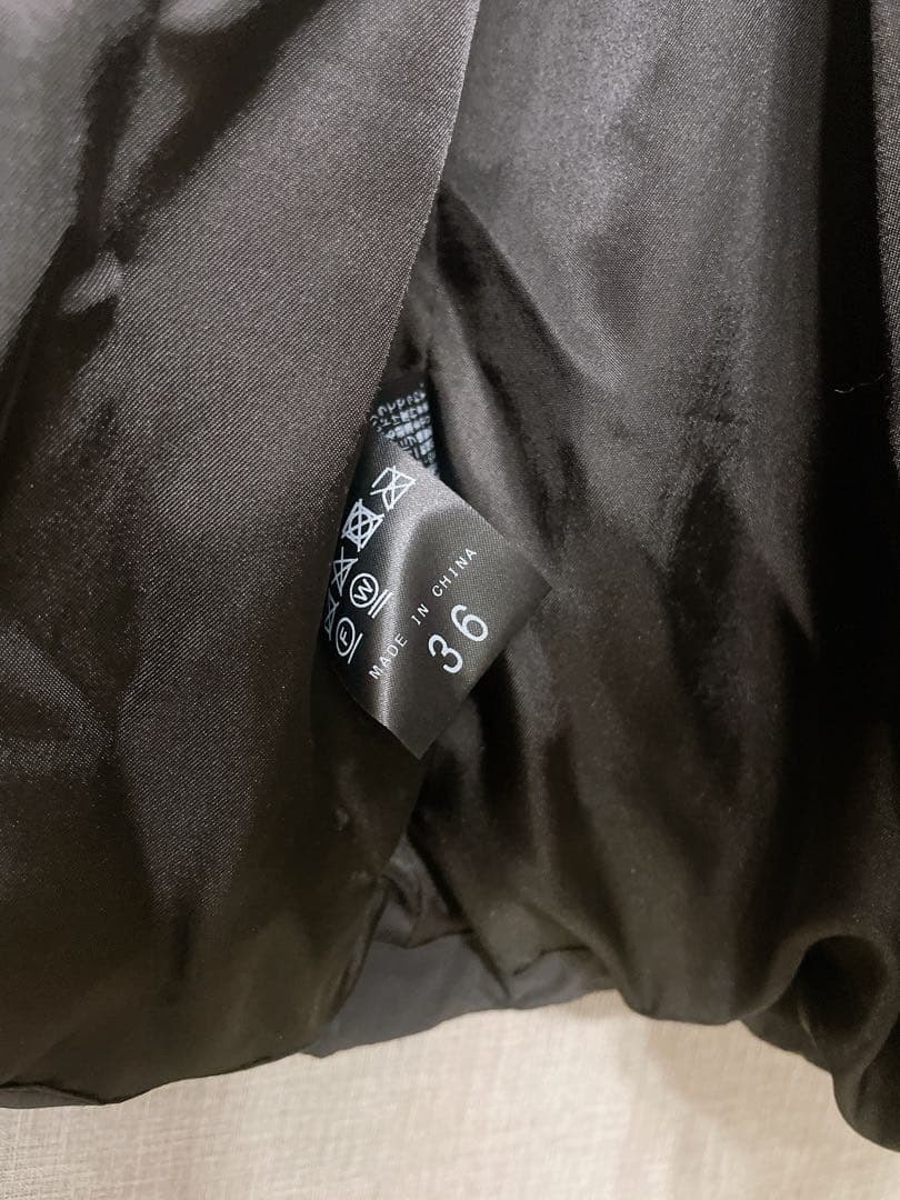 SLOBE IENA フェザーライト撥水パッファーダウン 黒 36サイズ