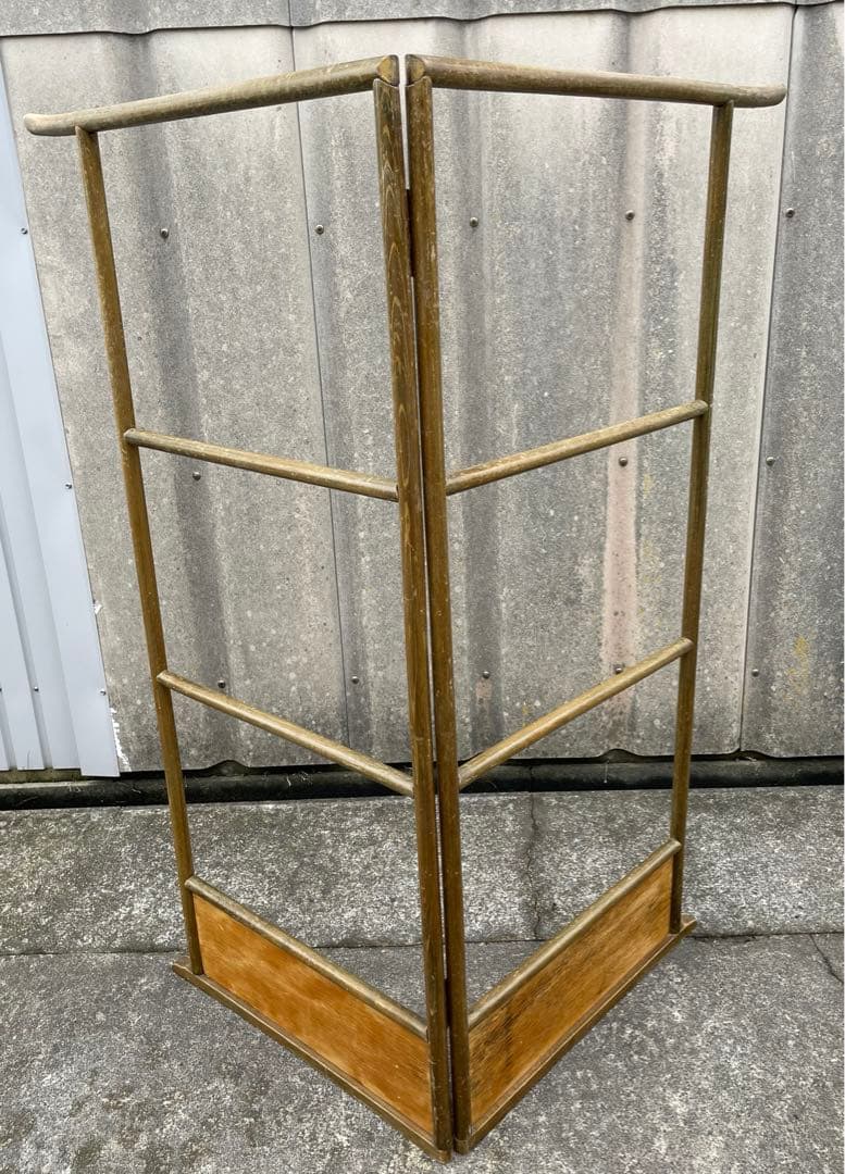 稀少/古道具/当時物/無垢材/木製/衣紋掛け/衣桁/着物掛け/26