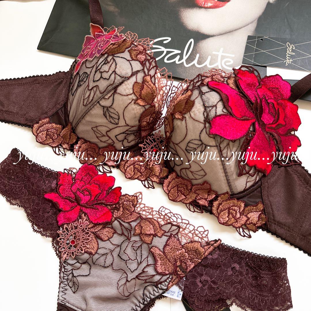 ワコール/サルート 76グループ p-upブラ TバックF70 WI