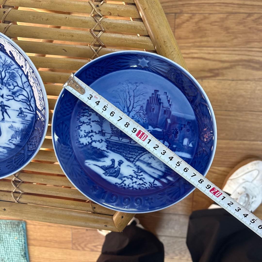 ロイヤルコペンハーゲン イヤープレート 2枚セット 1999年＆1989年セット