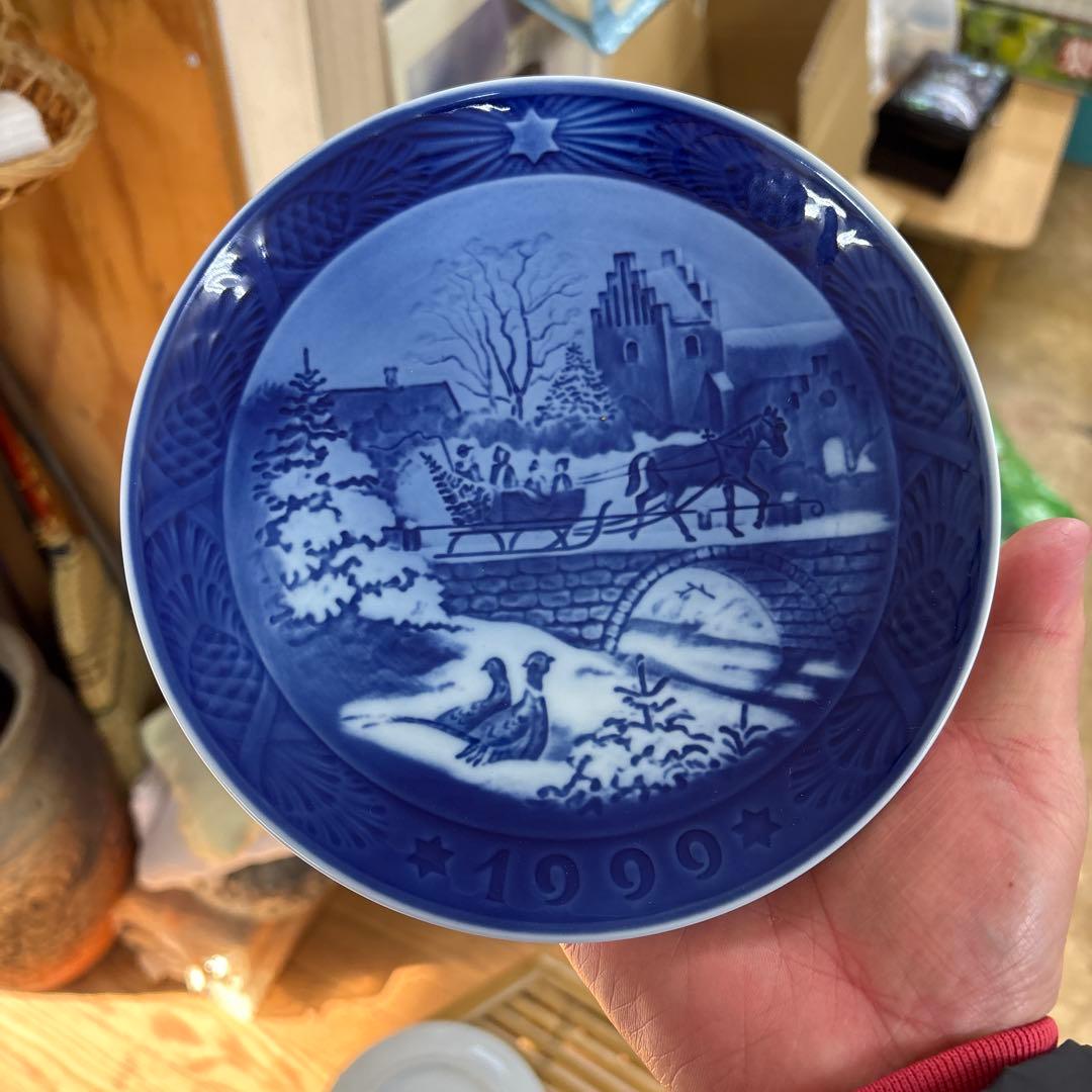 ロイヤルコペンハーゲン イヤープレート 2枚セット 1999年＆1989年セット