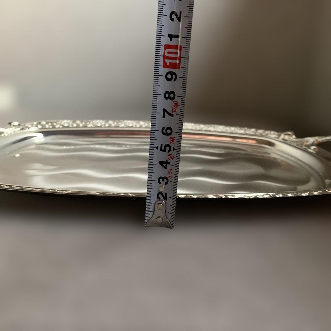 【未使用】【昭和レトロ】ステンレス アズマ　食器セット 波模様