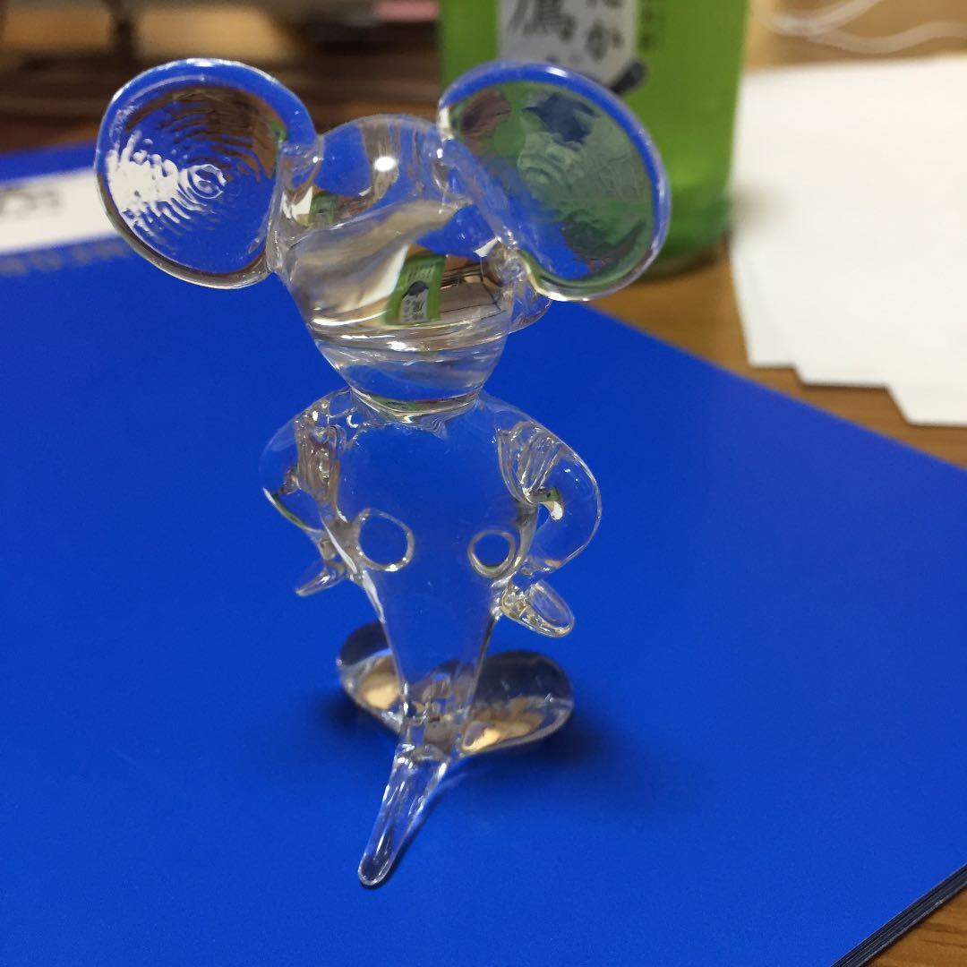 ミッキーガラス細工   東京ディズニーランド １０センチかなりレア