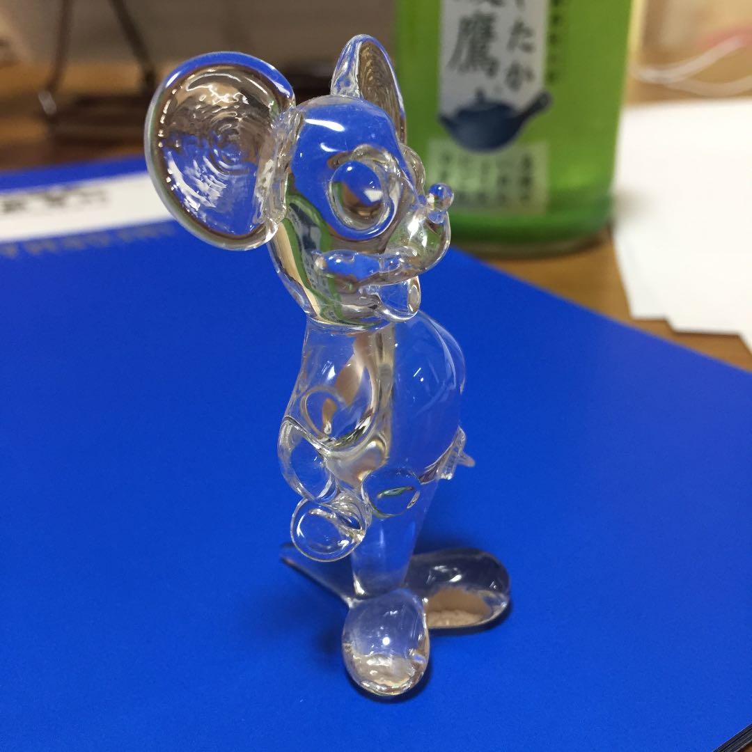 ミッキーガラス細工   東京ディズニーランド １０センチかなりレア