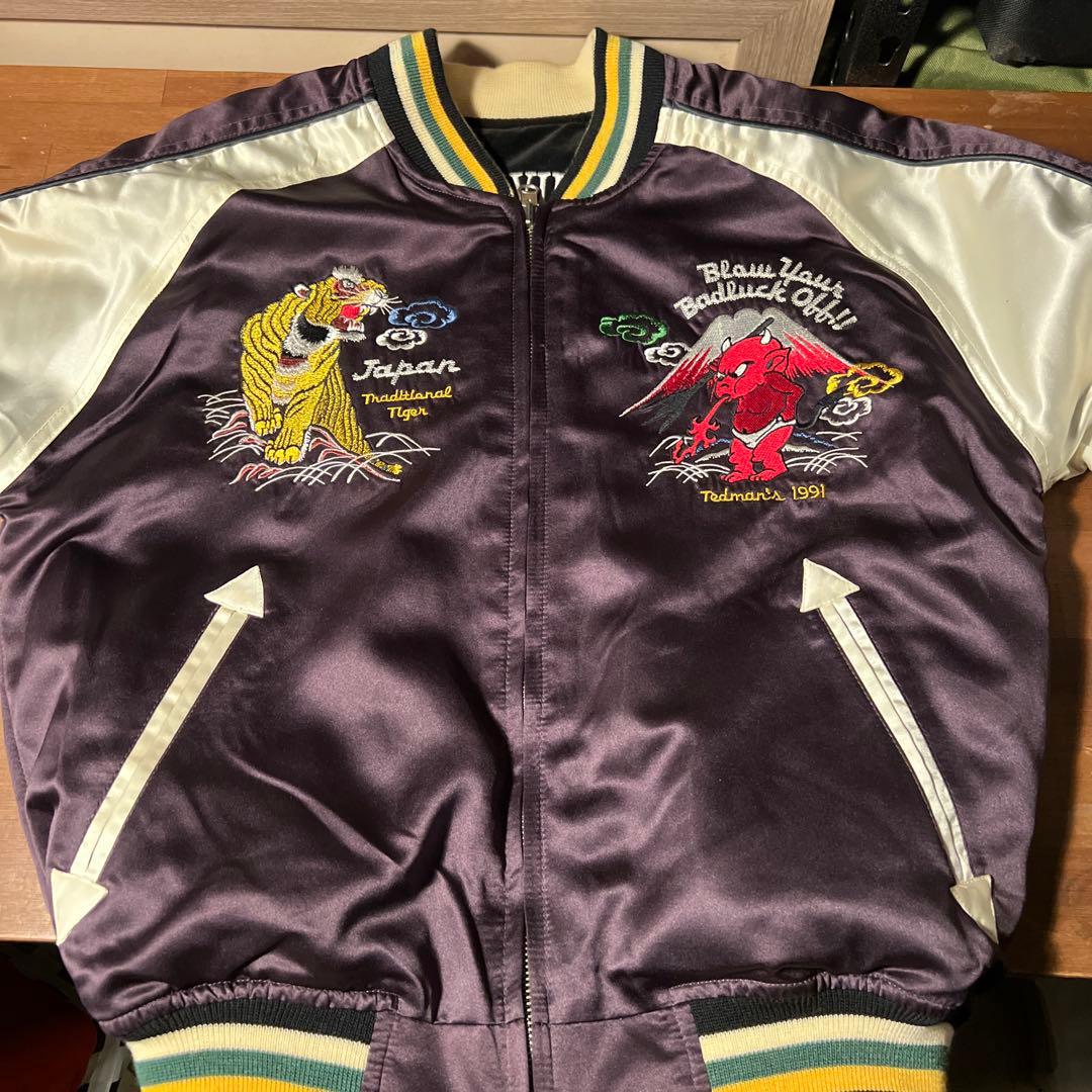 エフ商会　テッドマン　リバーシブルスカジャン Sサイズ