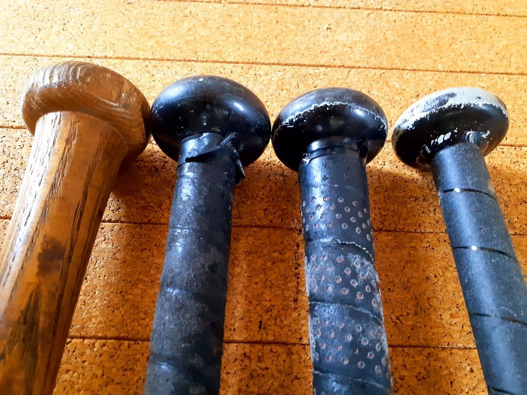 野球バット４本セット♪ ブラックキャノンZ他 ZETT イグニオ ミズノ 軟式