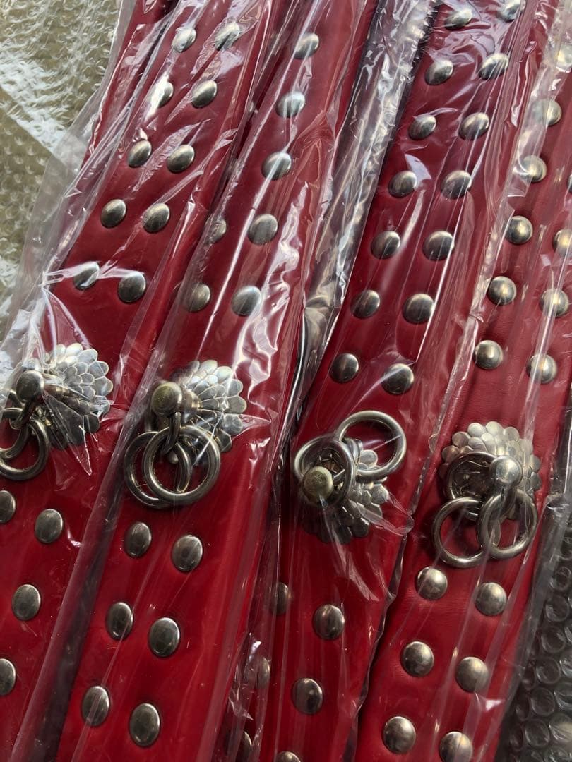 スタッズデザイン　犬　首輪（複数色）大型犬