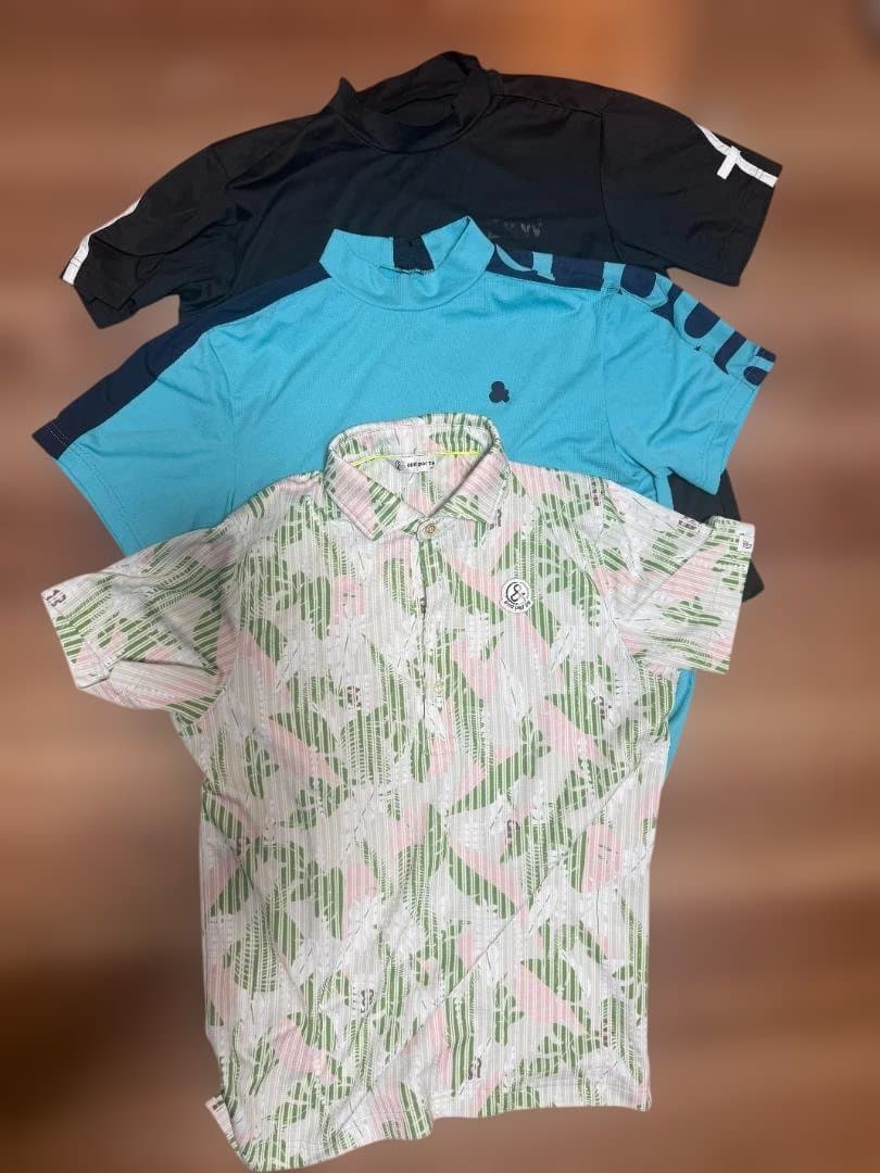 Black&White ＆ and per se ゴルフウェア 3点セット M