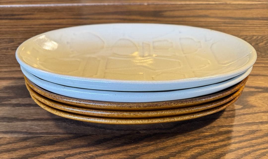 益子焼き　オーバルプレート L 5枚セット