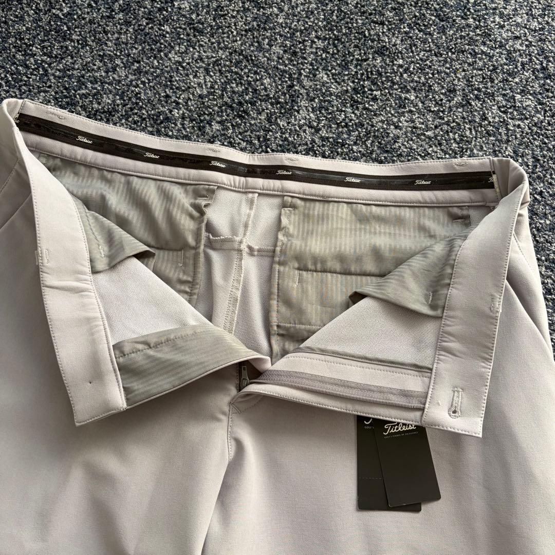 【未使用・タグ付】タイトリスト　ストレッチ　パンツ　ゴルフウェア　グレー系　3L