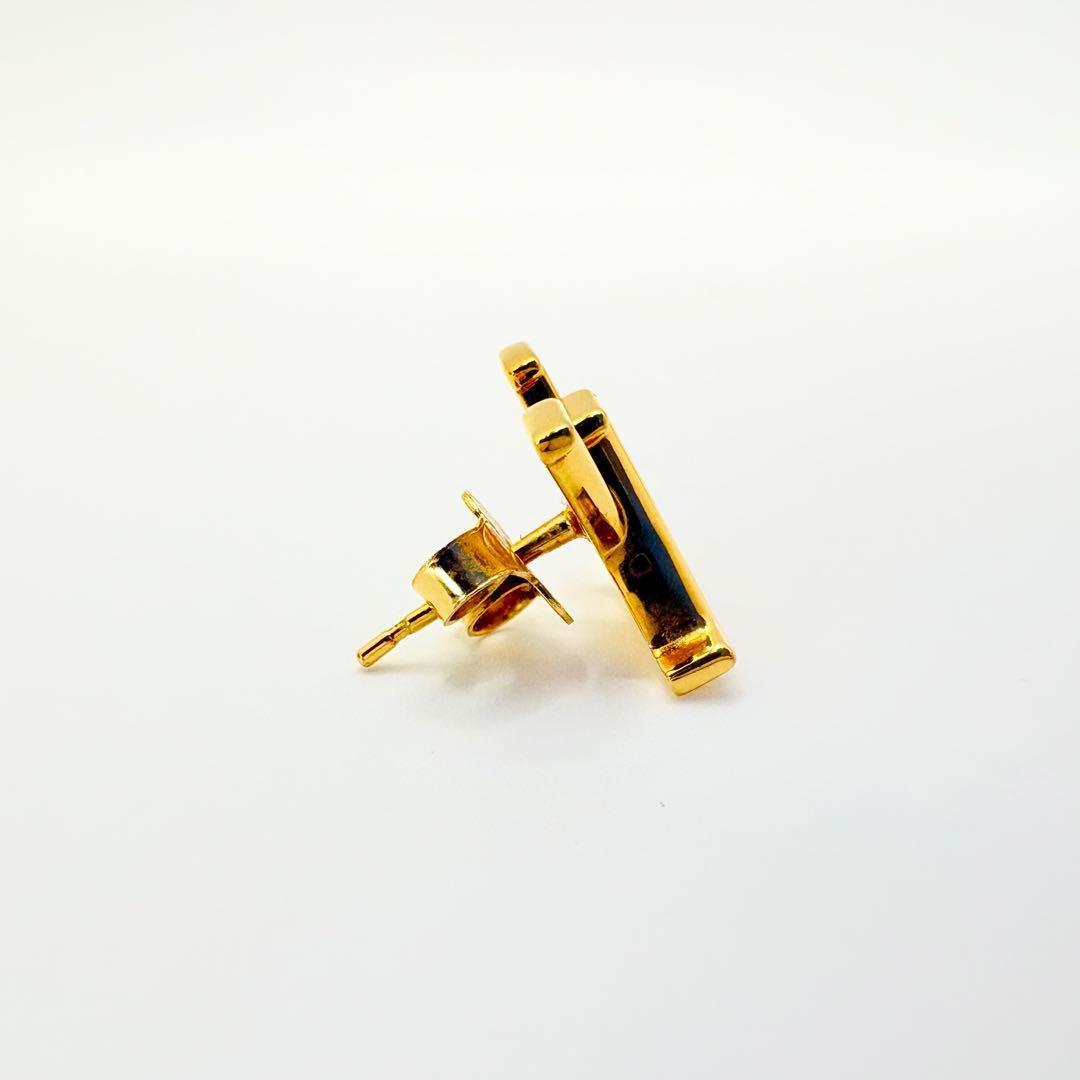 美品 ルイヴィトン M00610 ブックル ドレイユ LV アイコニック ピアス