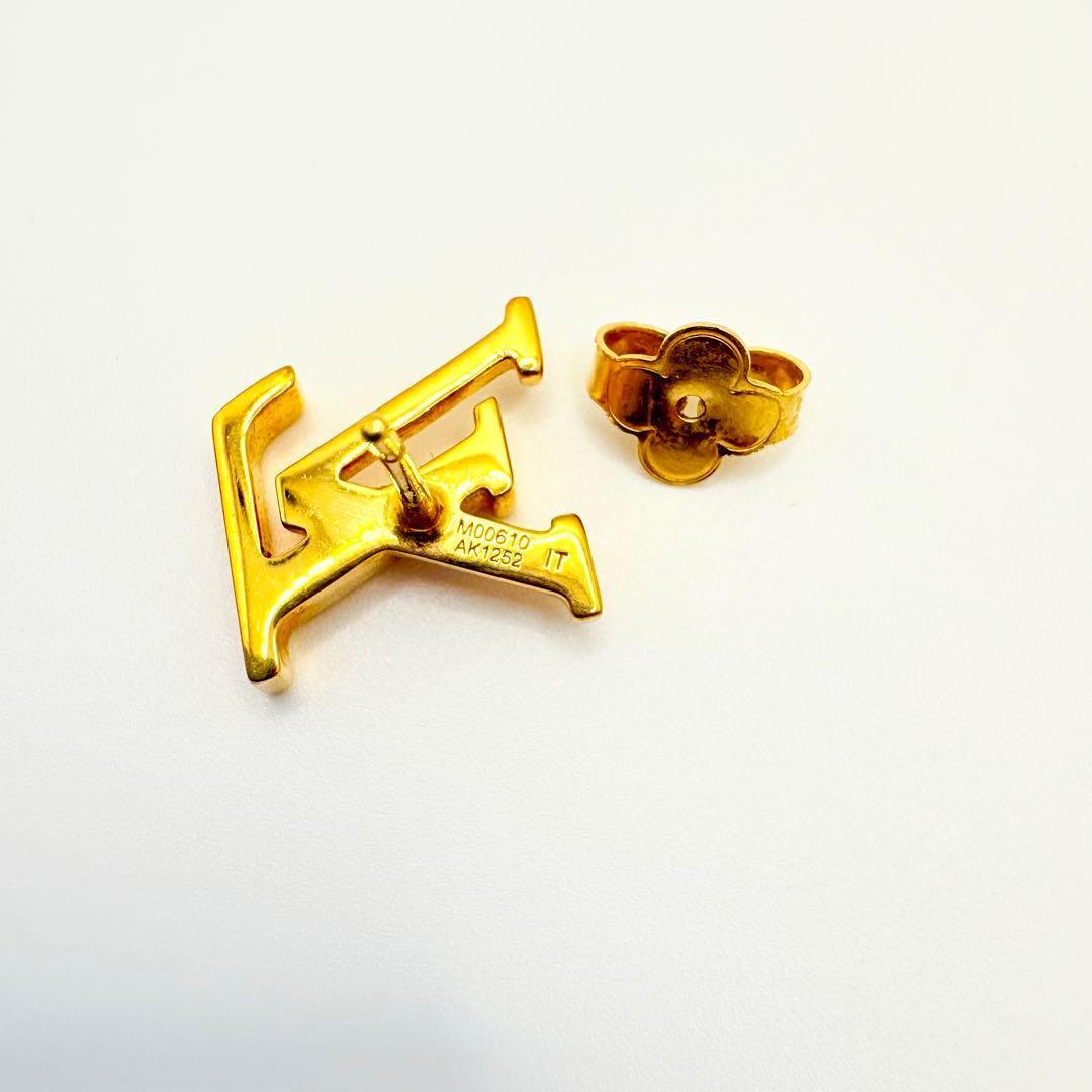 美品 ルイヴィトン M00610 ブックル ドレイユ LV アイコニック ピアス