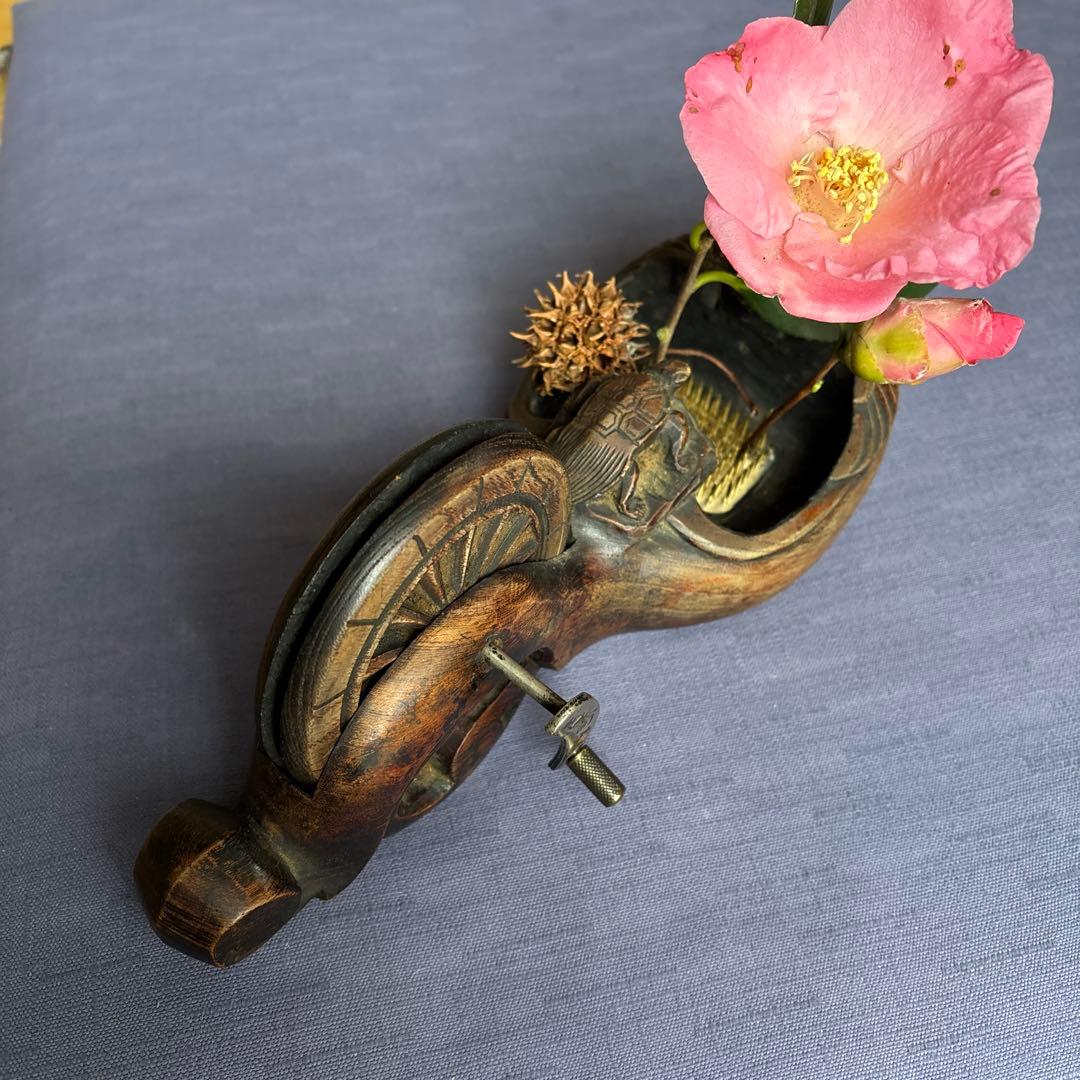 木製の古い墨壺