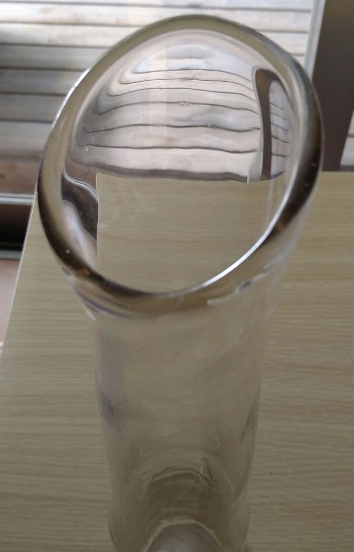 お値下げ／ガラス作家　花瓶　安土忠久さん