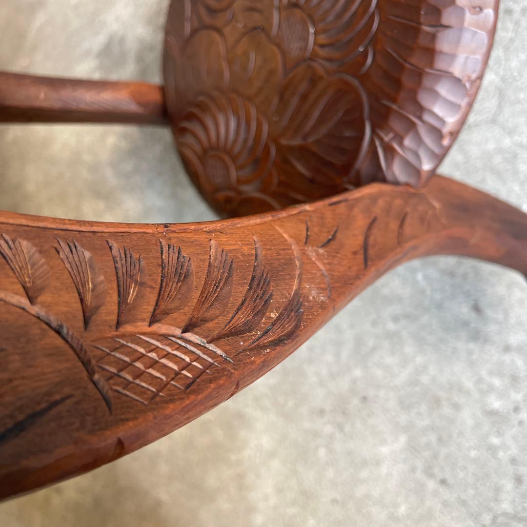 日光彫　サイドテーブル