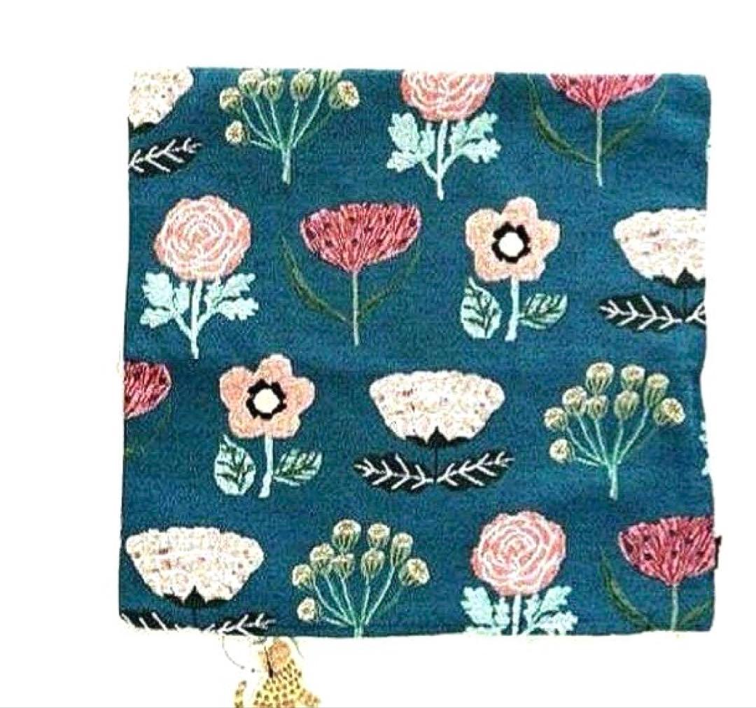 新品　松尾ミユキ　クッションカバー　フラワー 1　45×45cm　花柄
